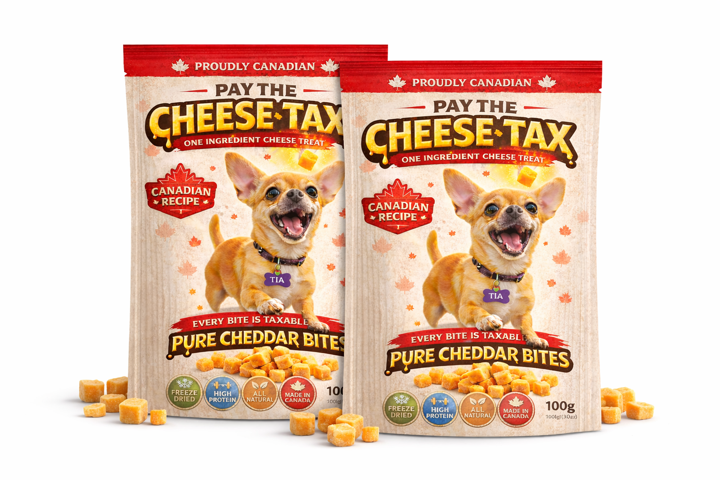 Pay The Cheese Tax Pure Cheddar Dog Treats