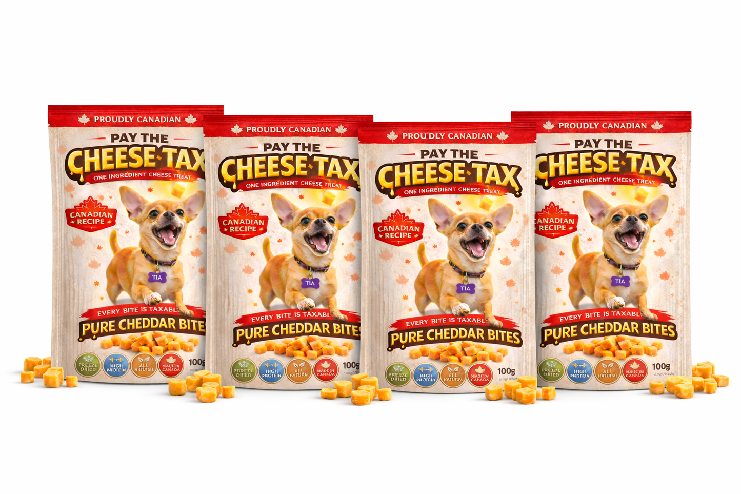 Pay The Cheese Tax Pure Cheddar Dog Treats
